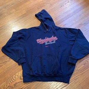 Men’s Navy Washington Baseball sweatshirt